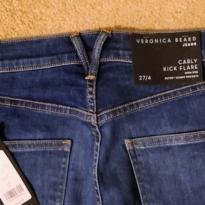 Veronica Beard Carly Kick Flare Jeans - Blue Wash - 27/4 - NWT